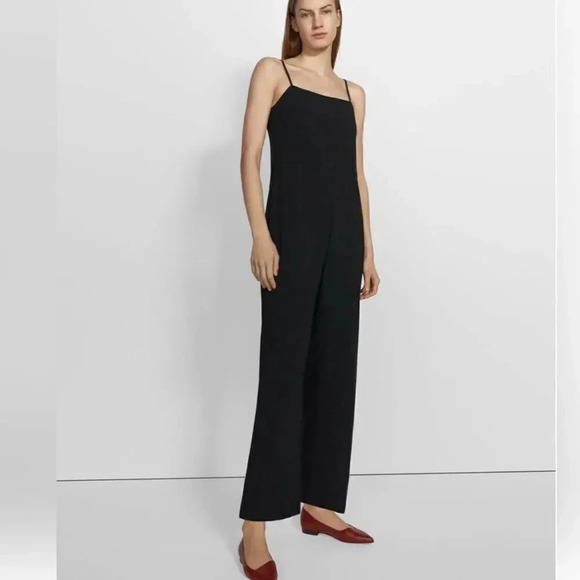 Theory Silk Black Jumpsuit - Picture 2 of 6